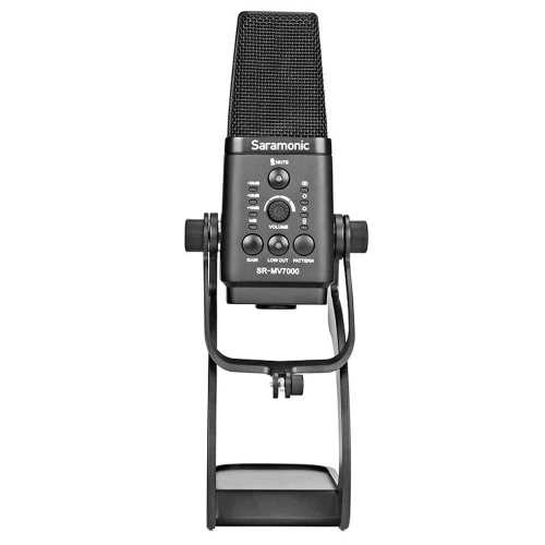 מיקרופון קונדנסר שולחני עם חיבורי Saramonic SR-MV7000 – USB, XLR