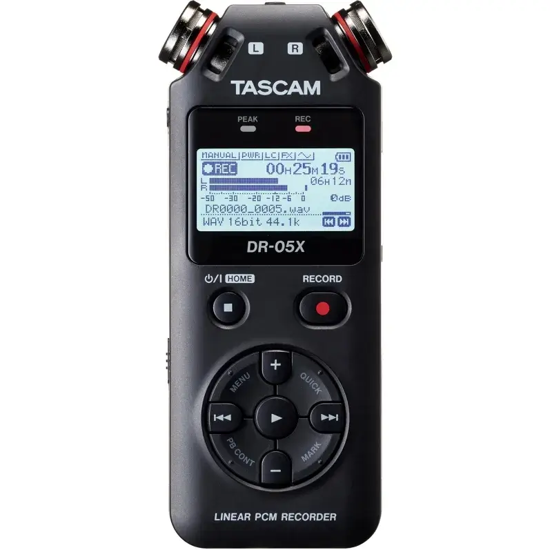 מכשיר הקלטה נייד מקצועי Tascam DR-05X