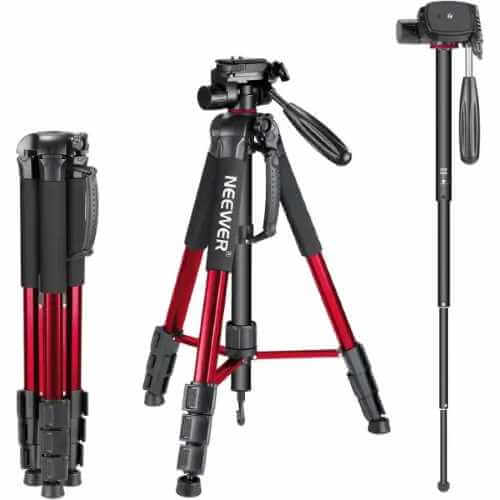 חצובה ומונופוד לוידאו NEEWER Aluminum