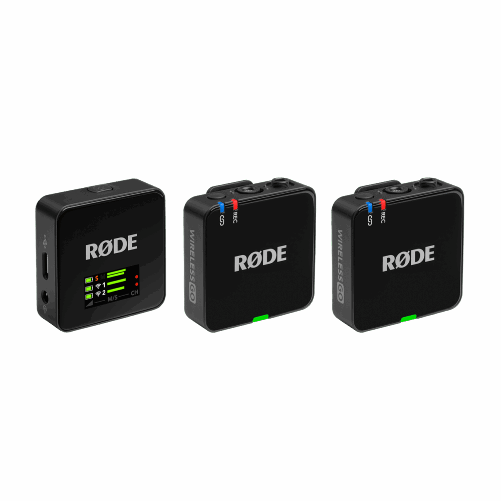 מערכת מיקרופון אלחוטי (Rode Wireless Go (Gen 3