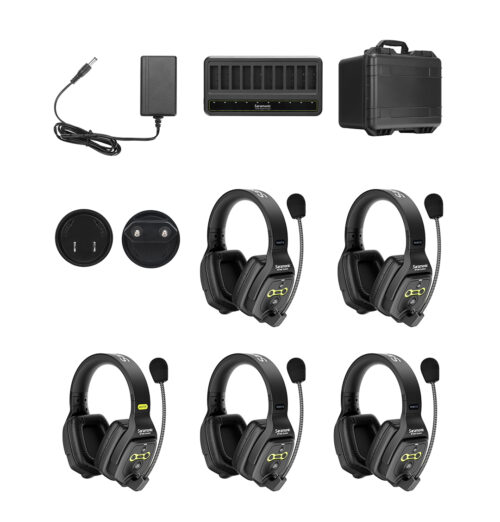 סט אוזניות תקשורת הפקה אלחוטי Saramonic WiTalk WT5D