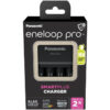 מטען מהיר Panasonic עם 4 סוללות נטענות Eneloop Pro