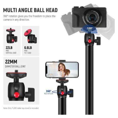 מעמד מצלמה שולחני מתכוונן NEEWER Desk Mount with Ball Head – תמונה 3