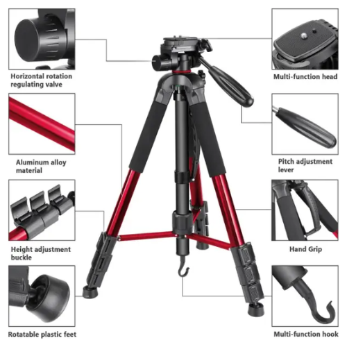 חצובה/מונופוד אלומיניום NEEWER Aluminum Tripod Monopod – תמונה 4