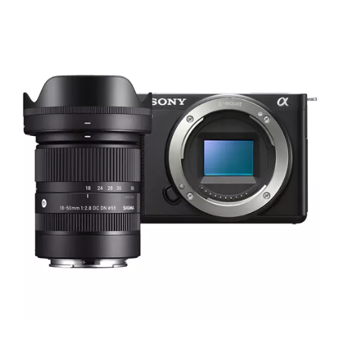 מצלמה חסרת מראה סוני Sony Alpha ZV-E10 + SIGMA 18-50mm F2.8 DC DN - קיט