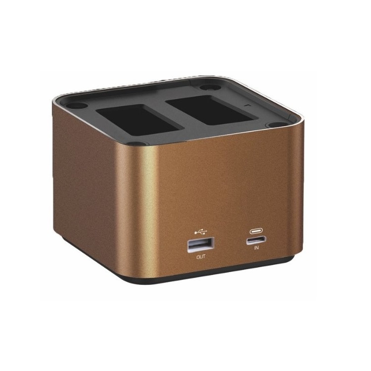 מטען כפול מקצועי Hahnel ProCube3 לסוללות Olympus – תמונה 2