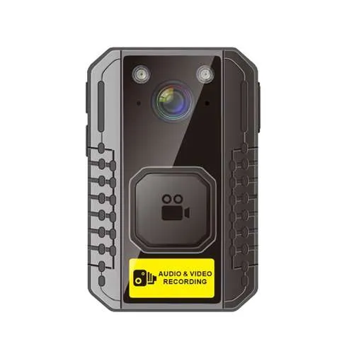 מצלמת גוף 4G Body Camera S4B בעיצוב קשיח ומקצועי בצבע שחור, ללא מסך, הכוללת עדשת צילום רחבה בחלק העליון, לחצני הפעלה נגישים ומבנה עמיד לתנאי שטח