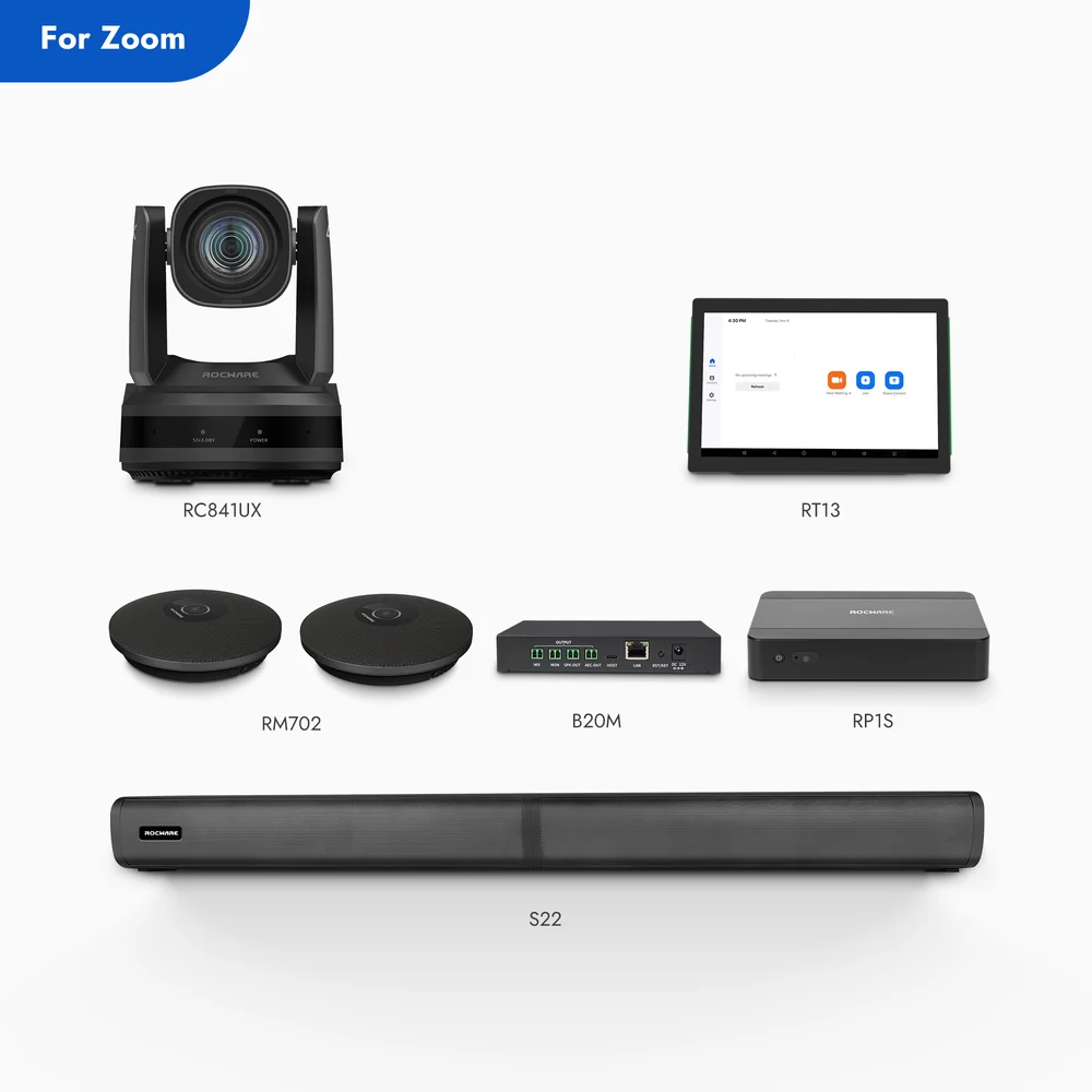 מצלמת ועידה Rocware RC841UX 4K PTZ Pro – תמונה 8
